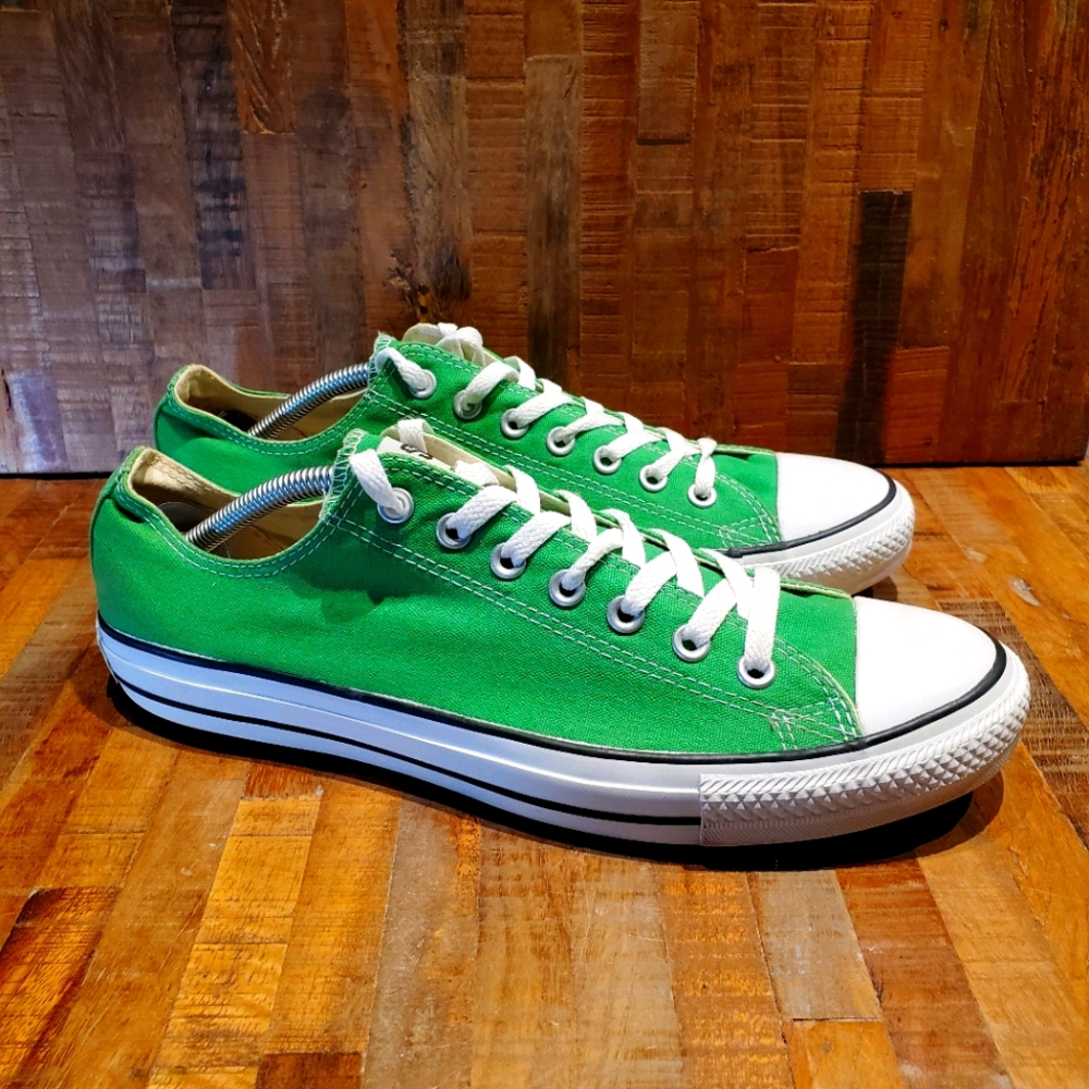 Converse All Star Green Low Top Sneakers